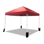 Amazon Basics Outdoor Pop Up Canopy, 10ft x 10ft with Wheeled Carry