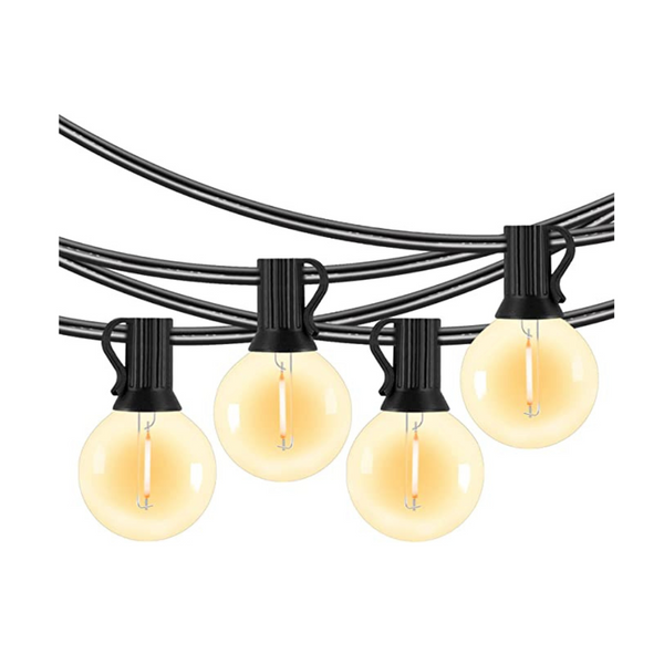 Outdoor LED String Lights 27Ft Patio Lighting