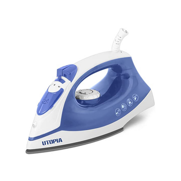 Utopia Home Steam Iron for Clothes with Non-Stick Soleplate