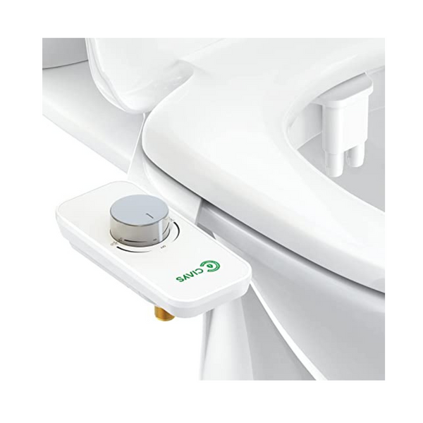 Non-Electric Bidet Toilet Attachment Dual Nozzles