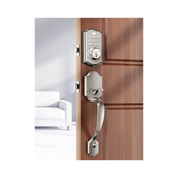 Keyless Entry Door Lock, Electronic Keypad Deadbolt with Handle