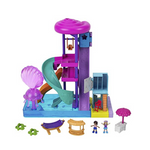 Polly Pocket Outdoor Toy with 2 Micro Dolls & Water Play Accessorie