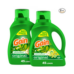 Gain Laundry Detergent Liquid Soap Plus Aroma Boost (Pack Of 2)