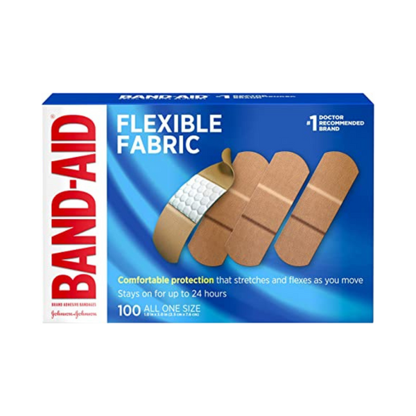 100 piece Of Band-Aid Brand Flexible Fabric Adhesive Bandages