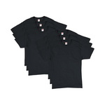 6-Pack Hanes Essentials Men's Crewneck Cotton T-Shirt