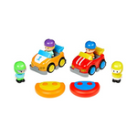 2-Pack Cartoon Race Car Toys