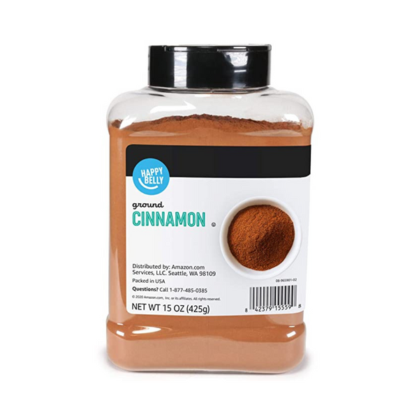 Canela molida Happy Belly marca Amazon (15 onzas)