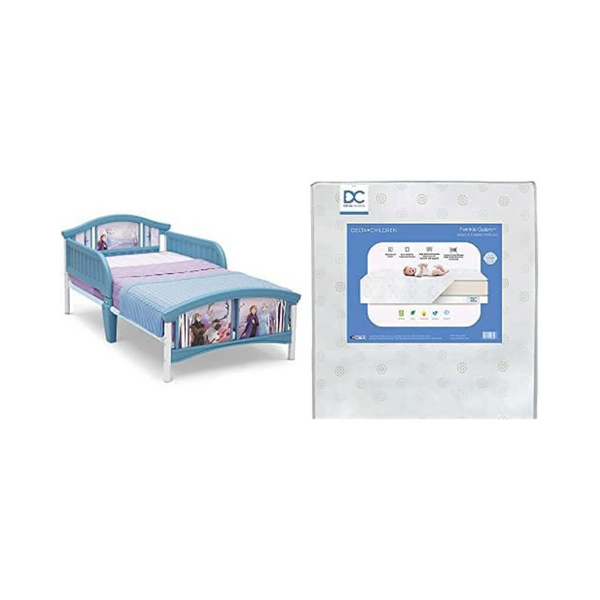 Delta Children’s Disney Frozen II Toddler Bed And Mattress Bundle