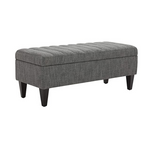 Amazon Brand Rivet Maple Channel Tufted Upholstered Storage Ottoman