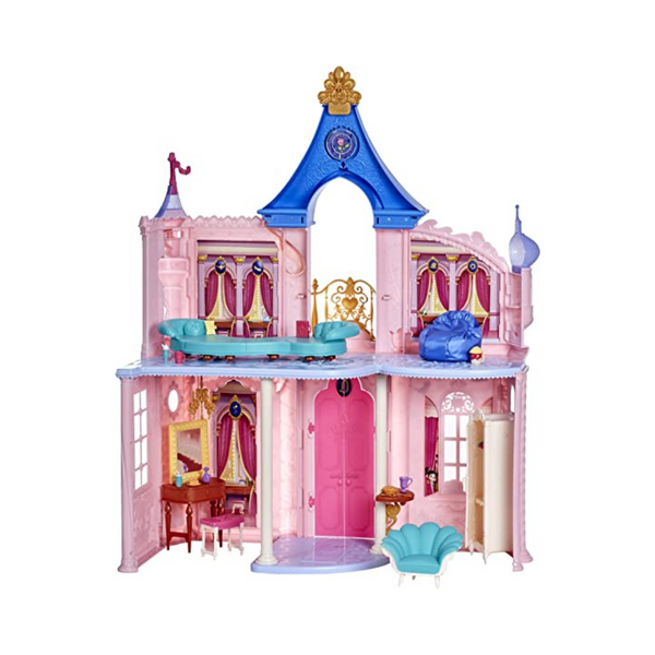 Castillo de muñecas de moda de princesas de Disney, casa de muñecas de 3,5 pies de altura