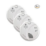 3 Pack Of  FIRST ALERT Hardwired Talking Photoelectric Smoke and Carbon Monoxide Detectors