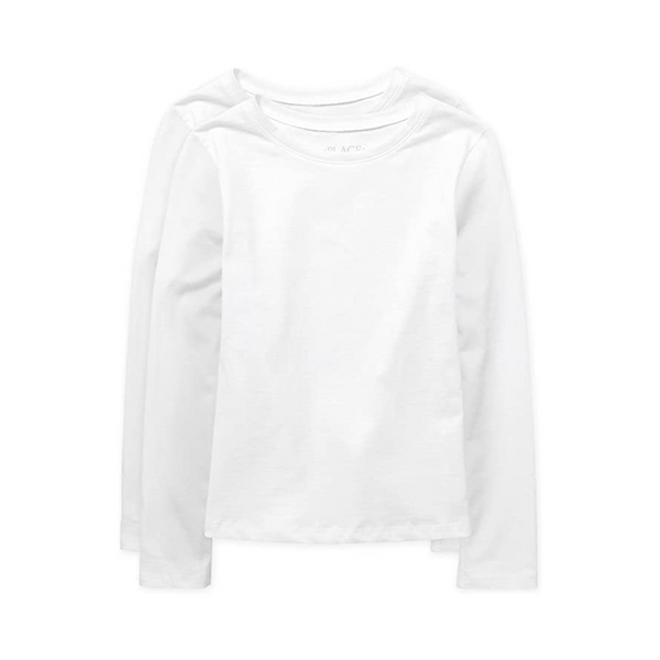 2 Pack of Children’s Place Girls’ Long Sleeve Basic Layering T-Shirts