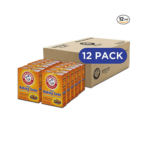 12 cajas de bicarbonato de sodio Arm &amp; Hammer