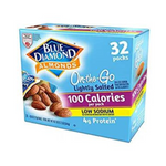 Blue Diamond Almonds Lightly Salted Low Sodium 100 Calorie Packs