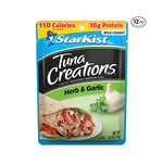 12 Packs of StarKist Tuna Creations Herb & Garlic