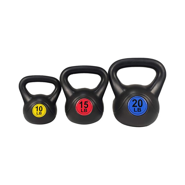 BalanceFrom Wide Grip Kettlebell Exercise Fitness Weight Set