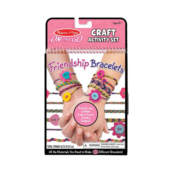 Melissa & Doug On the Go Friendship Bracelet Craft Set