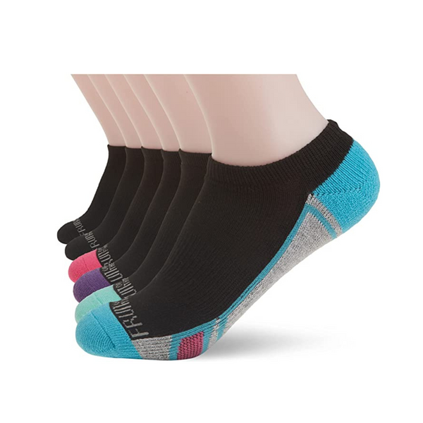 Calcetines invisibles activos diarios para niñas de Fruit of the Loom (6 pares)