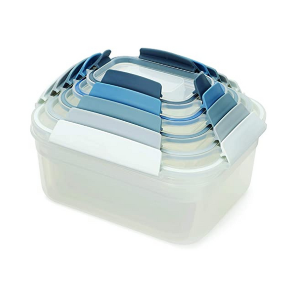 Joseph Joseph Nest Lock Plastic Food Storage Container Set with Lockable Airtight Leakproof Lids (10-Piece)