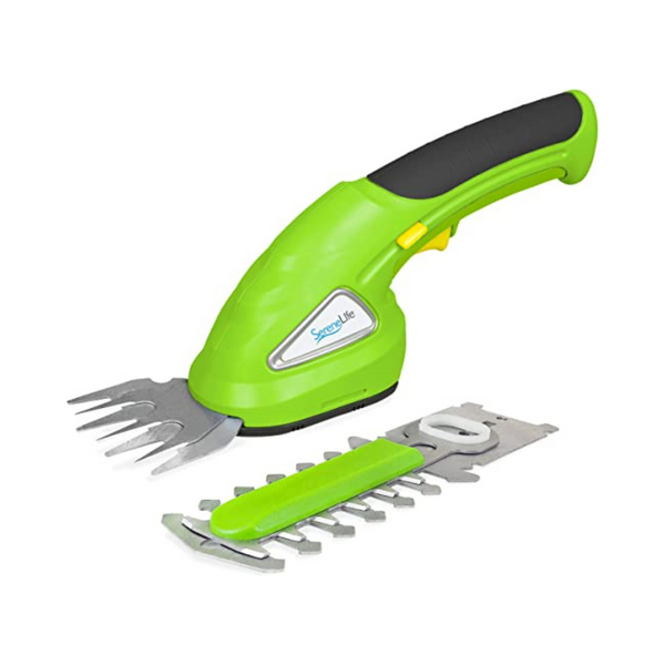 SereneLife Cordless Handheld Grass Cutter Shears with Rechargeable 3.6V Battery