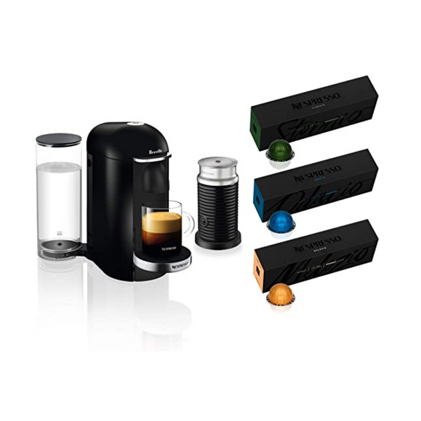 Cafetera y cafetera espresso Nespresso VertuoPlus Deluxe de Breville con cápsulas Nespresso
