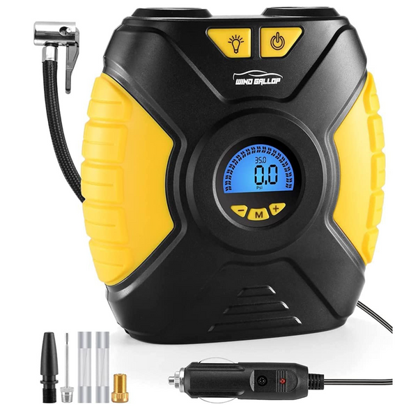Inflador de neumáticos de coche digital portátil