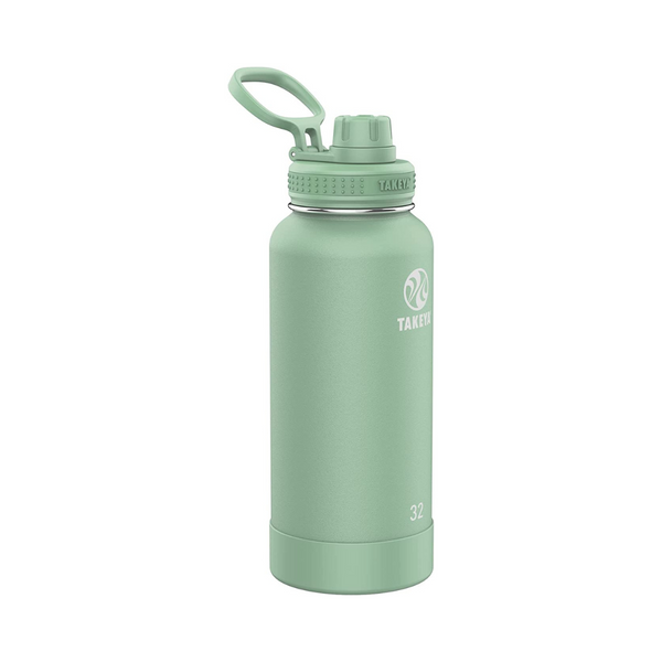 Takeya Actives Insulated Stainless Steel 32oz Water Bottle With Spout