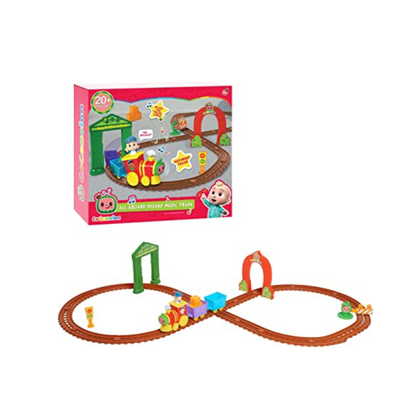 CoComelon All Aboard Musical Train with Bonus Pieces