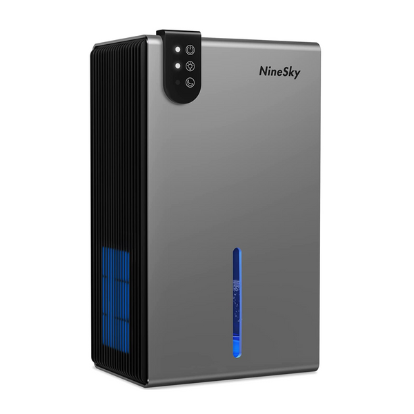 Deshumidificador NineSky de 800 pies cuadrados con luz LED de 7 colores