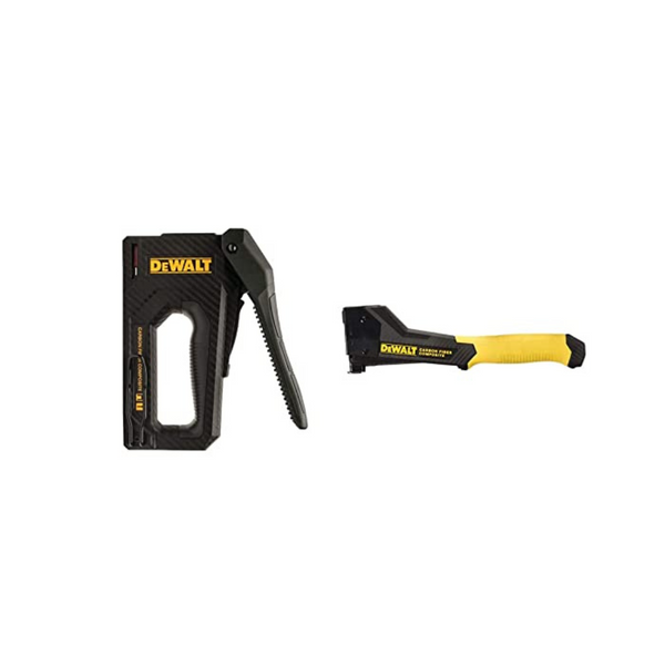 DEWALT Carbon Fiber Staple Gun Staple Gun/Tacker & DEWALT Carbon Fiber Hammer Tacker