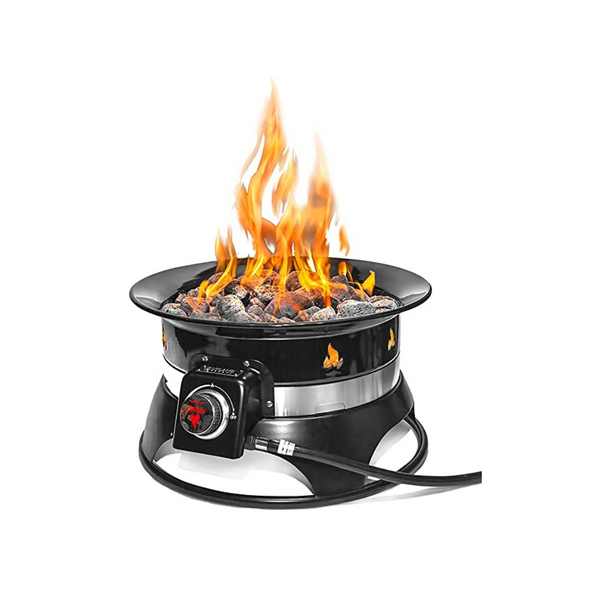 Brasero de propano portátil modelo 870 de 19" Outland Living (negro)