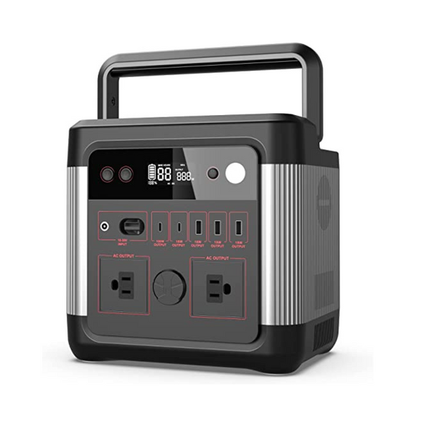 Portable Power Station, G-POWER 974.4Wh Solar Generator w/ 110V AC Outlets