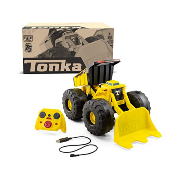 Tonka Mighty Monster Steel Remote Control Dump & Plow Truck