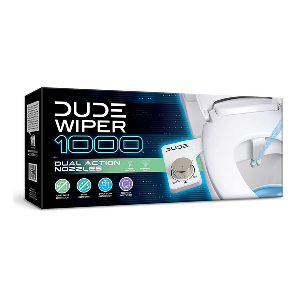 DUDE Wiper 1000 Electricity-Free Bidet Attachment