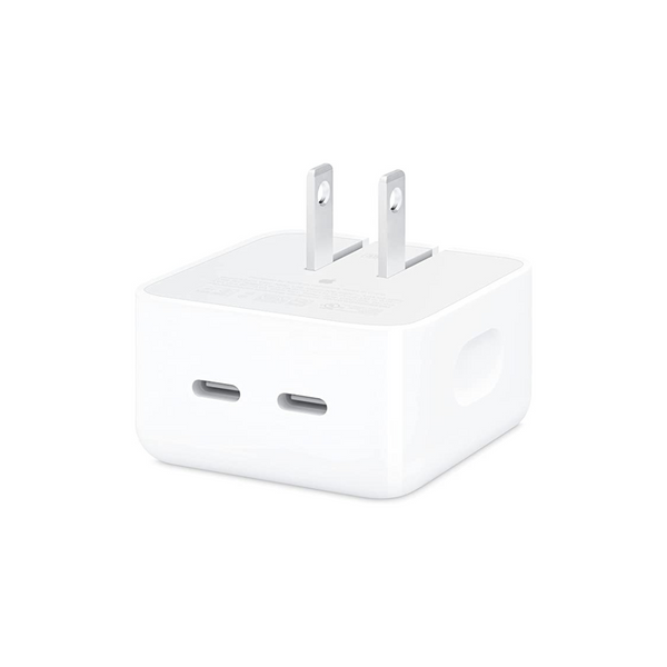 Apple 35W Dual USB-C Port Compact Power Adapter