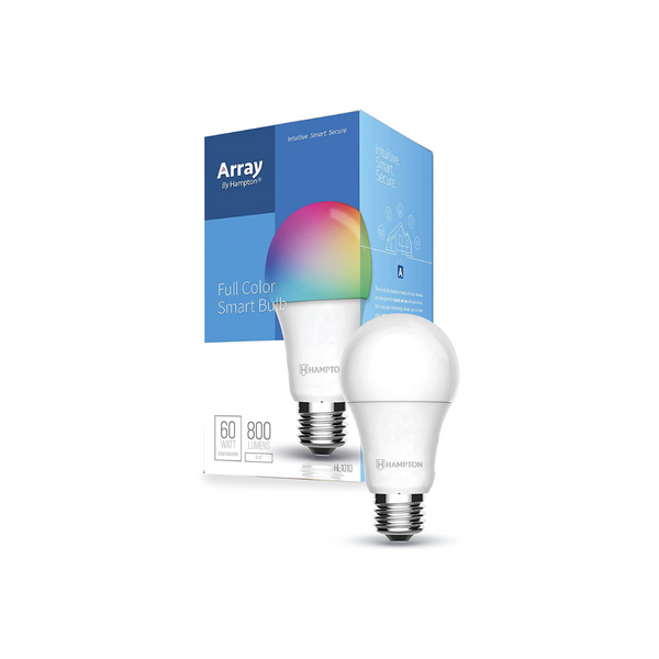 Bombilla LED inteligente Wi-Fi A19 a todo color ajustable