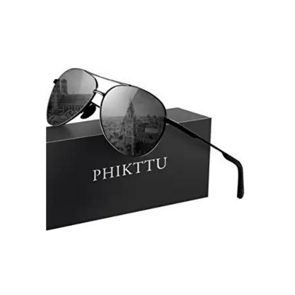 Men's Classic Metal Mirror UV400 Protection Sport Sunglasses