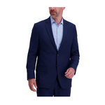Haggar Men’s Smart Wash Premium Stretch Classic Fit Solid Suit Jacket