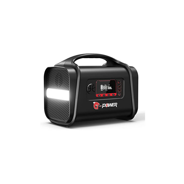 Central eléctrica portátil, generador solar G-Power de 556,8 Wh con batería LifePO4