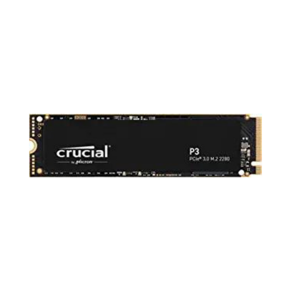 Crucial P3 500GB PCIe Gen3 3D NAND NVMe M.2 SSD