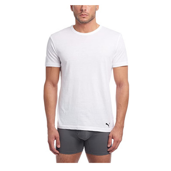 Puma - Pack de 3 camisetas con cuello redondo para hombre (2 colores)