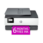 HP OfficeJet Wireless Color All-in-One Printer with 6 Months Free Ink with HP+
