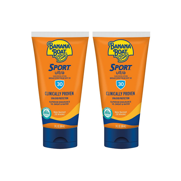 2 Banana Boat Sport Ultra SPF 30 Sunscreen Lotion