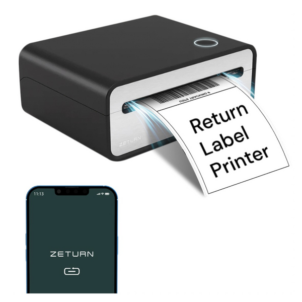 Impresora inalámbrica de etiquetas de retorno ZETURN - Impresora pequeña