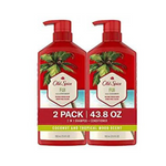 4 Old Spice Fiji 2-in-1 Shampoo and Conditioner for Men, 44 Fl Oz Each