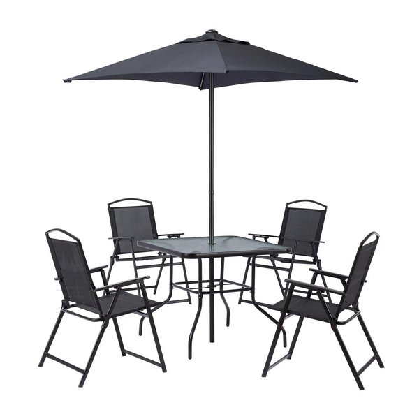Juegos de comedor al aire libre para patio de 5 o 6 piezas a la venta (5 colores)