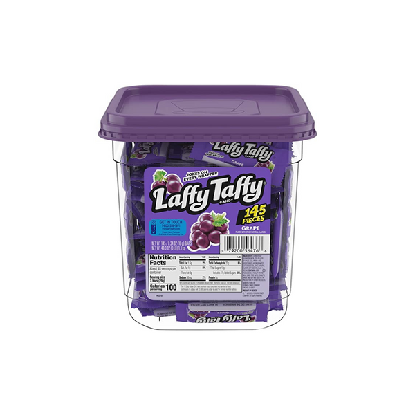Caramelo Laffy Taffy de 145 piezas en uva o manzana
