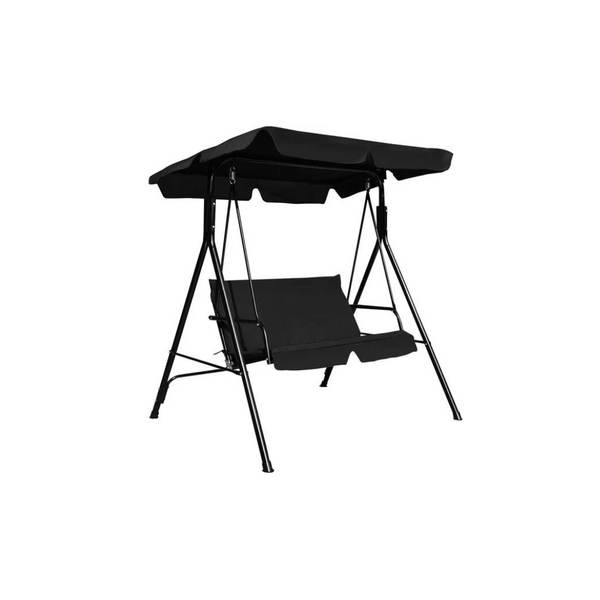 Planeador oscilante con dosel para patio Loveseat Costway