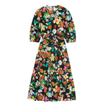 kate spade new york Flower Bed Tiered Midi-Dress
