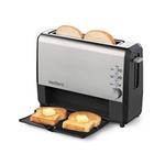 West Bend 2 Slice QuikServe Wide Slot Slide Through Toaster